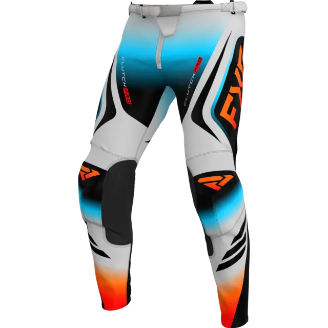 FXR Clutch Pro MX Bukse 30 GREY/SKY/ORANGE 