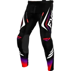 FXR Clutch Pro MX Bukse 28 BLACK/RED/PURPLE