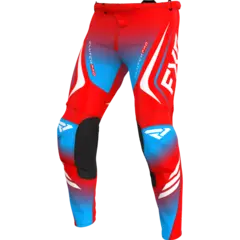 FXR Clutch Pro MX Bukse 28 RED/WHITE/CYAN