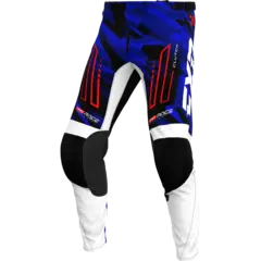 FXR Clutch MX Bukse 32 BLUE CAMO/RED