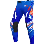 FXR Podium Gladiator MX Bukse Bl&#229; / Hvit/ Nuke R&#248;d