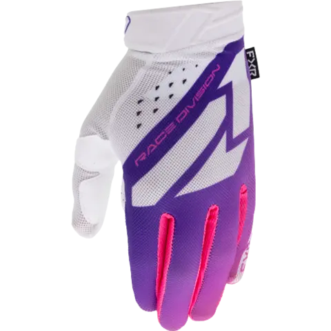 FXR Reflex Air Hanske Hvit/ Lilla / Rosa