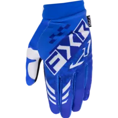 FXR Reflex Dual MX Hanske M Bl&#229; / Hvit
