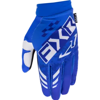 FXR Reflex Dual MX Hanske Bl&#229; / Hvit