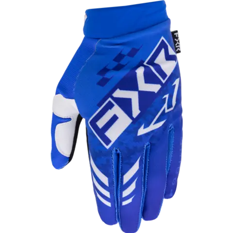 FXR Reflex Dual MX Hanske Bl&#229; / Hvit