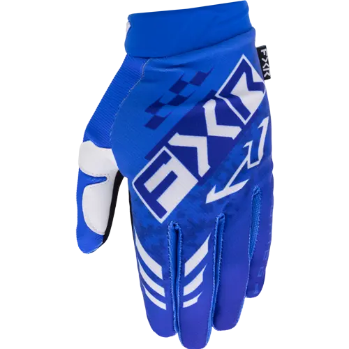 FXR Reflex Dual MX Hanske M Blå / Hvit 
