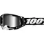 100% Racecraft 2 Crossbriller Sølv Speilglass - Sort