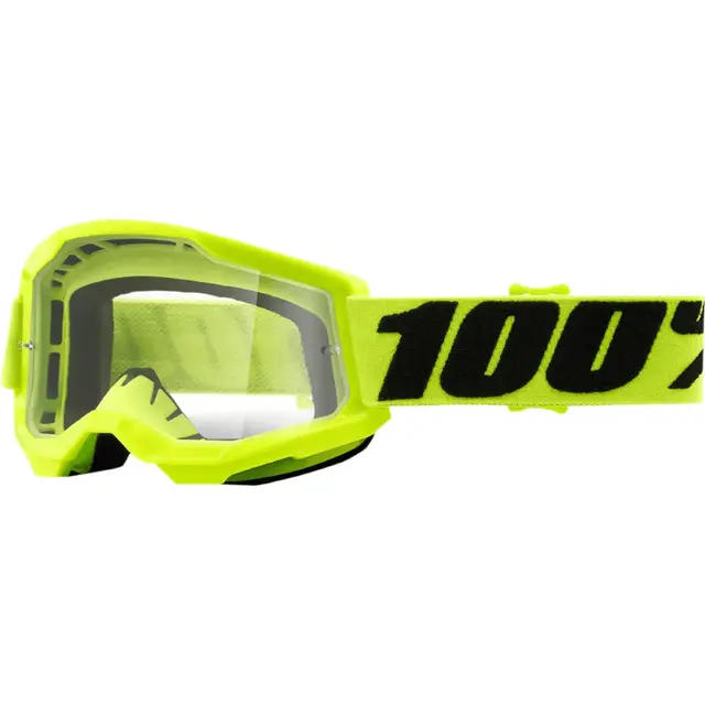 100% Youth Strata 2 Fluo Crossbriller Clear Lens 