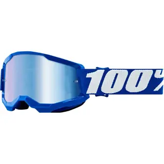 100% Youth Strata 2 Blue Crossbriller Mirror Lens