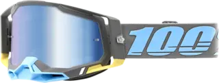 100% Racecraft 2 Crossbriller Bl&#229; Speilglass - Trinidad