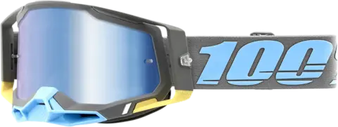 100% Racecraft 2 Crossbriller Blå Speilglass - Trinidad
