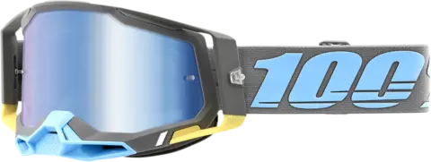 100% Racecraft 2 Crossbriller Bl&#229; Speilglass - Trinidad