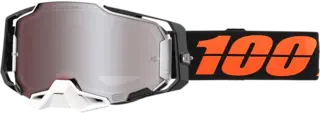 100% Armega Crossbriller S&#248;lv Speilglass HiPER - Blacktail