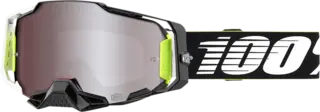 100% Armega Crossbriller S&#248;lv Speilglass HiPER - Racr