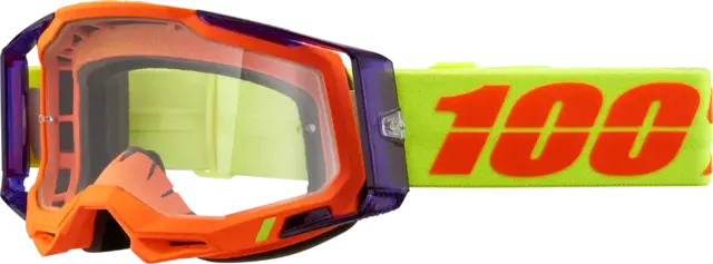100% Racecraft 2 Crossbriller Klart Glass - Panam 