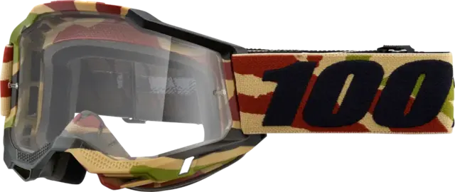 100% Accuri 2 Mission Crossbriller Klart Glass - Camo 