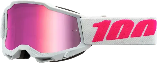 100% Accuri 2 Crossbriller Junior Rosa SpeilGlass - Hvit 
