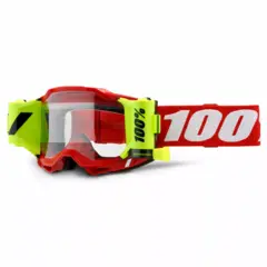 100% Accuri 2 Forecast Crossbriller Klart Glass - R&#248;d/Gul
