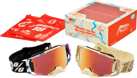100% Armega Donut Pack Crossbriller Jet Lawrence Edition