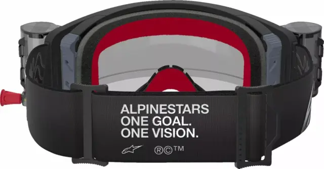 Alpinestars Supertech Crossbriller Corp BLK/GRY CLEAR ROLL- OFF 