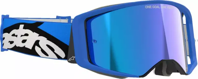 Alpinestars Supertech Crossbriller Stream Blå speil 