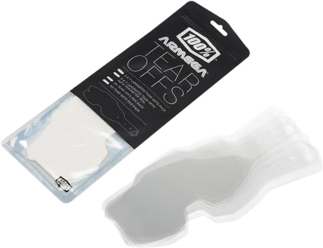 100% Armega Tear-Offs 50-pk 