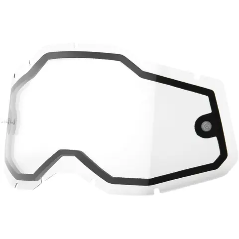 100% Brilleglass Klart Dobbeltglass Accuri 2 / Racecraft 2 / Strata 2