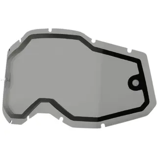 100% Brilleglass Sotet Dobbeltglass Accuri 2 / Racecraft 2 / Strata 2