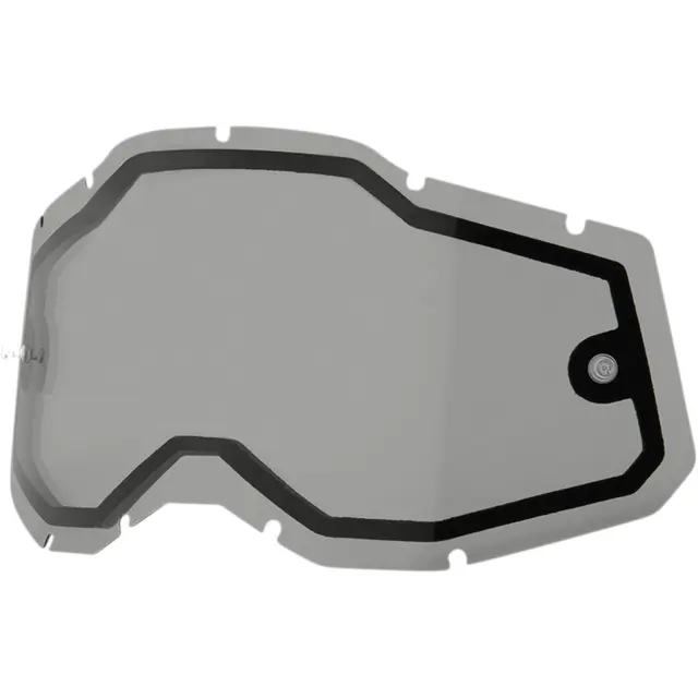 100% Brilleglass Sotet Dobbeltglass Accuri 2 / Racecraft 2 / Strata 2 