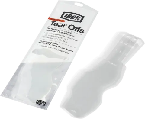 100% Tear offs Junior 20p Accuri2 / Strata 2