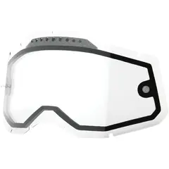 100% Brilleglass Ventilert Dobbeltglass Accuri 2 / Racecraft 2 / Strata 2