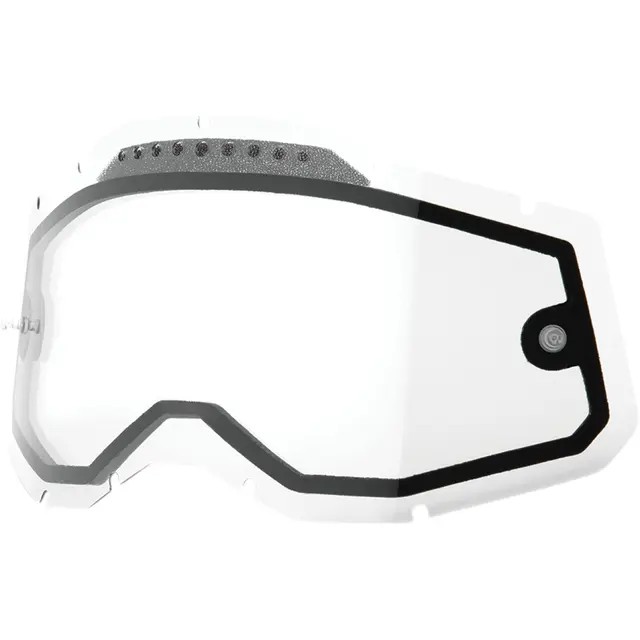 100% Brilleglass Ventilert Dobbeltglass Accuri 2 / Racecraft 2 / Strata 2 