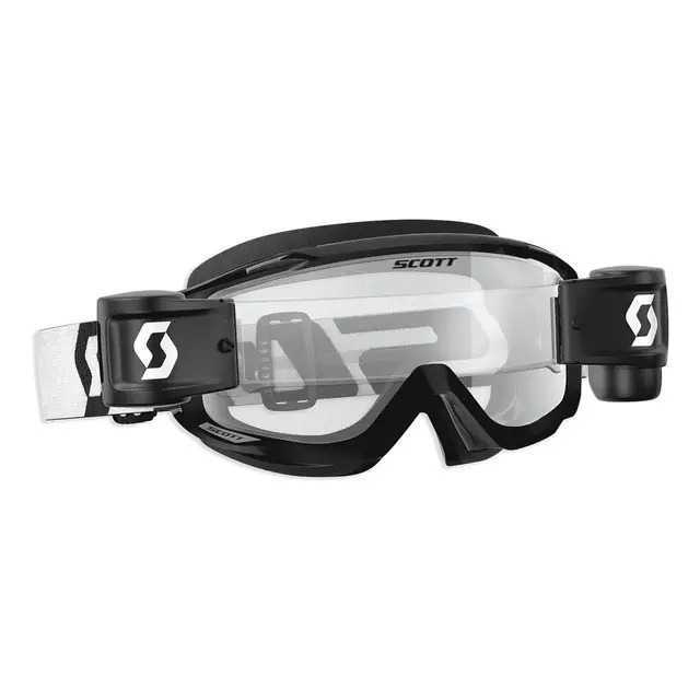 Scott Split OTG Brille Sort/Hvit Works-linse - Klar 