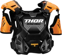Thor Guardian S20 Roost Deflector XL/2XL Svart/Orange
