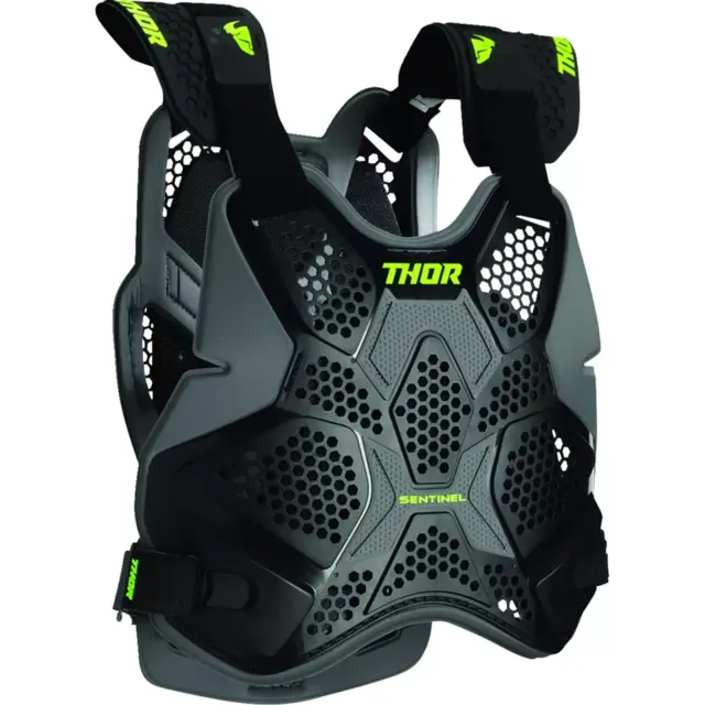 Thor Sentinel Pro Brynje XL/2XL Sort/Gul 