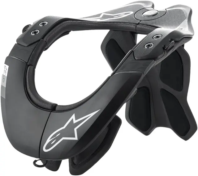 Alpinestars BNS Tech 2 Nakkekrage XS/M Svart/Grå 