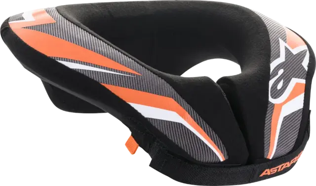 Alpinestars Sequence Nakkekrage L/XL Barn - svart og oransje 