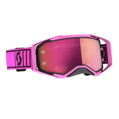 Scott Prospect MX Brille Rosa/Sort Works-linse - Rosa krom