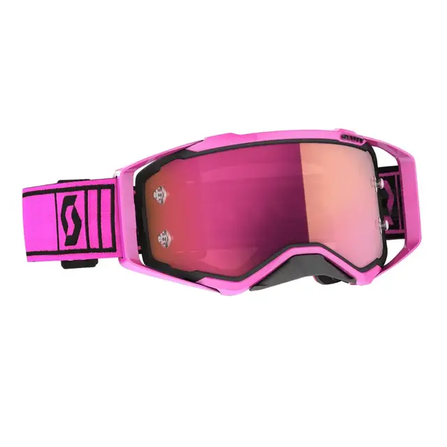 Scott Prospect MX Brille Rosa/Sort Works-linse - Rosa krom 