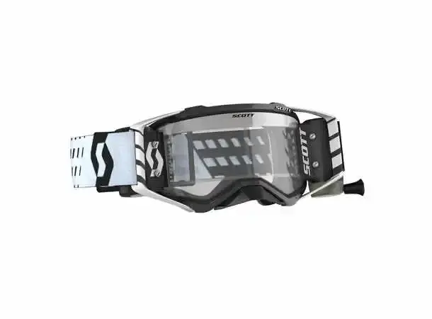 Scott Prospect WFS Brille Svart/Hvit Klart Works Glass + 50mm WFS 