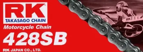 RK 428HSB Kjede+ CL (clip kjedel&#229;s) 140L