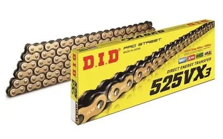 D.I.D 525VX3 G&amp;B Kjede 124L