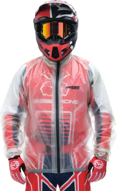 Moose Offroad Regnjakke XS Gjennomsiktig - Flere Størrelser! 