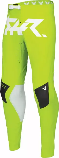 Thor Sportmode Riot Crossbukser Hvit/Gul Fluo 