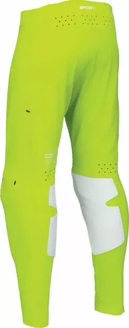 Thor Sportmode Riot Crossbukser Hvit/Gul Fluo 
