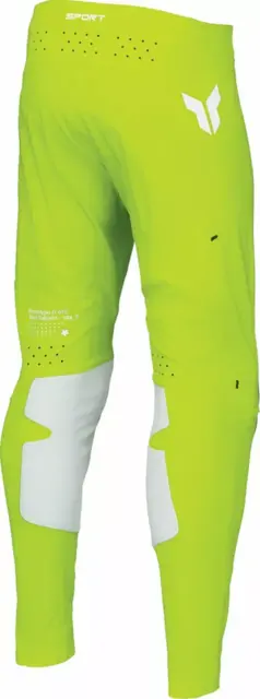 Thor Sportmode Riot Crossbukser Hvit/Gul Fluo 