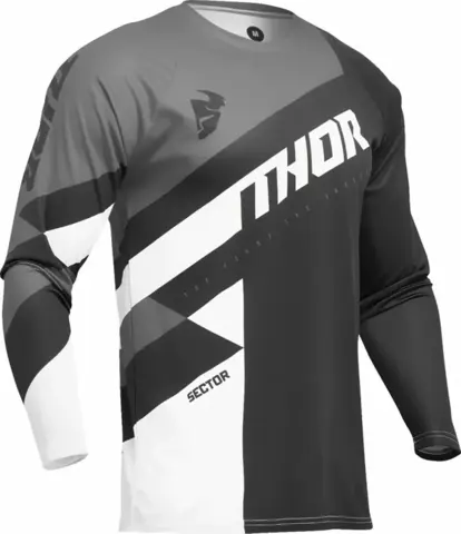 Thor Sector Checker Crosstr&#248;ye Sort/Gr&#229;/Hvit