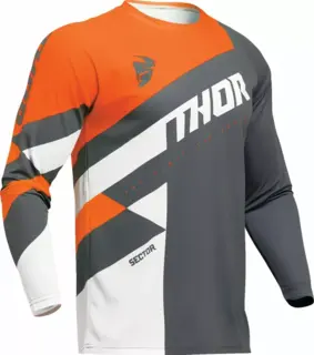 Thor Sector Checker Crosstr&#248;ye Barn - Gr&#229;/Oransj