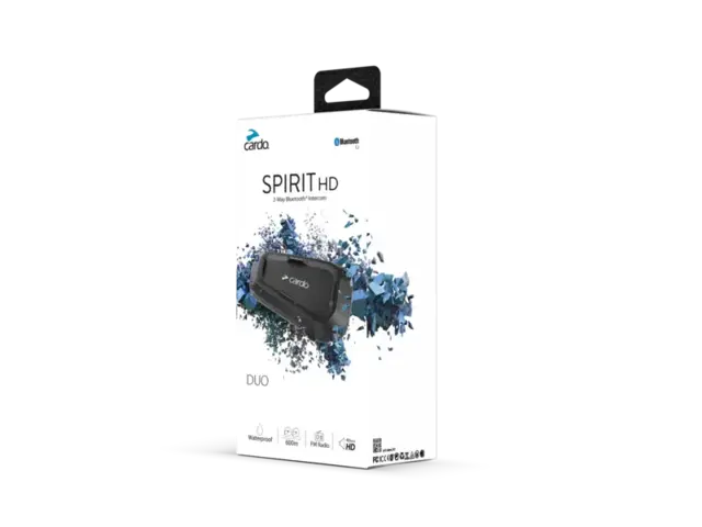 Cardo Spirit HD Duo Dobbeltsett for 2 hjelmer 