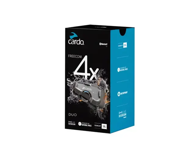 Cardo Freecom 4X JBL Dobbeltsett - for 2 hjelmer 